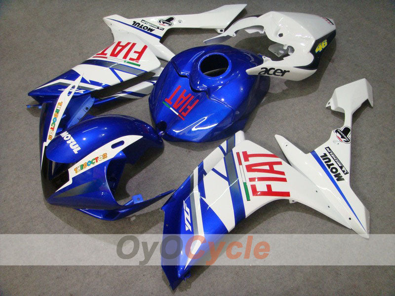 Kit de carénages d’injection pour YZF-R1 07-08 - Bleu, blanc - FIAT, MOTUL #OYO87900856 Image principale du produit