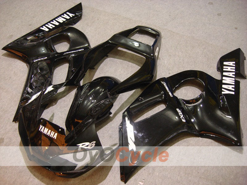 Kit de carénages injectés pour YZF-R6 98-02 - Noir - Style usine #OYO87901018 Image principale du produit