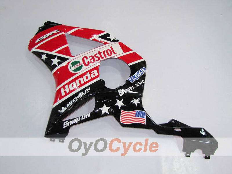 Kit de carénage à injection pour CBR900RR 954 02-03 - Rouge, Noir - Castrol #OYO87902838 Image secondaire du produit