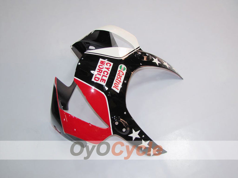 Kit de carénage à injection pour CBR900RR 954 02-03 - Rouge, Noir - Castrol #OYO87902838