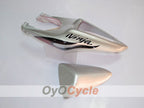 Kit de carénage à injection pour NINJA ZX-6R 07-08 - Rouge, Argent - Flamme #OYO87901933