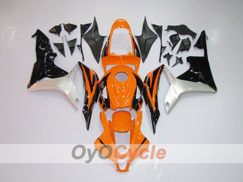 Kit de carénage à injection pour CBR600RR 07-08 - Orange, Noir - Style d'origine #OYO87900379