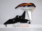 Kit de carénage à injection pour CBR600RR 07-08 - Orange, Noir - Style d'origine #OYO87900379