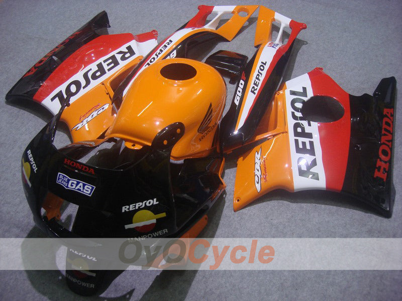 Kit de carénage pour Honda CBR600 F2 91-94 - Orange, noir - Repsol #OYO87903103 Image principale du produit
