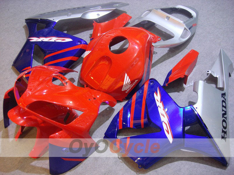 Kit de carénage à injection pour CBR600RR 05-06 - Rouge, bleu - Style d'origine #OYO87900306 Image principale du produit