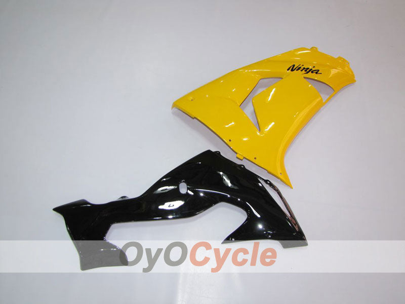 Kit de carénages à injection pour NINJA ZX-10R 06-07 - Jaune, Noir - Style usine #OYO87901578