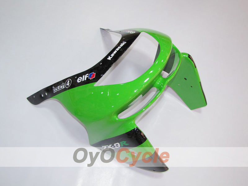 Kit de carénages pour NINJA ZX-9R 98-99 - Vert, Noir - Monster #OYO87903017