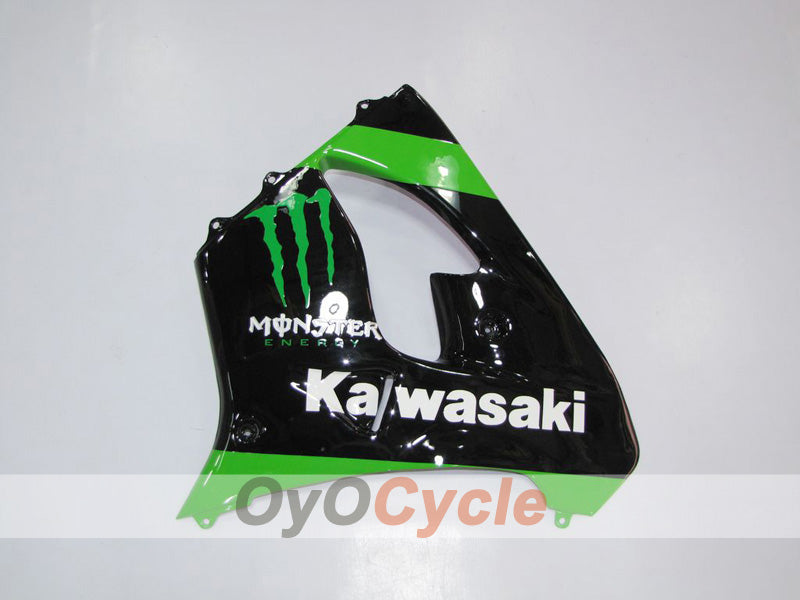 Kit de carénages pour NINJA ZX-9R 98-99 - Vert, Noir - Monster #OYO87903017