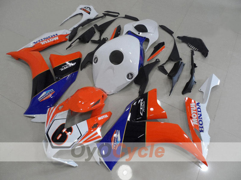 Kit de carénage à injection pour CBR1000RR 12-16 - Orange, blanc - MOTUL #OYO87903338