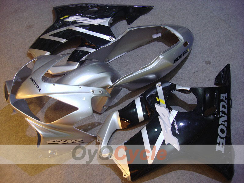 Kit de carénage à injection pour CBR600F4i 01-03 - Noir, Argent - Style usine #OYO87900178 Image principale du produit