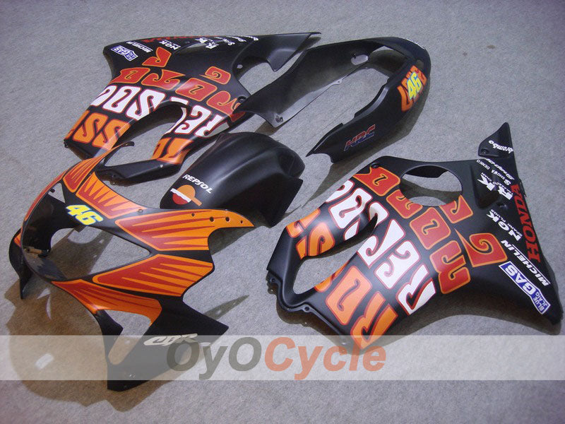 Kit de carénage à injection pour CBR600F4 99-00 - Rouge, Noir, Mat - MICHELIN, Repsol #OYO87900139