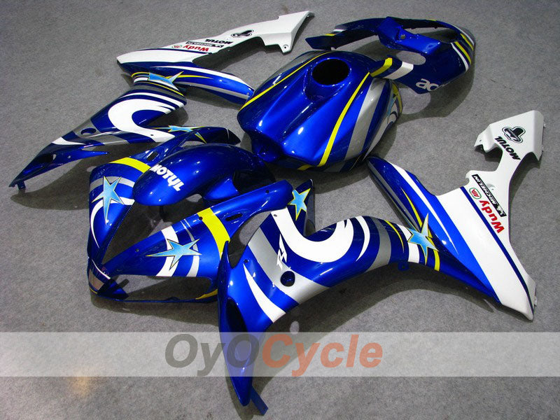 Kit de carénage à injection pour YZF-R1 04-06 - Bleu, blanc - FIAT, MOTUL #OYO87900827 Image principale du produit