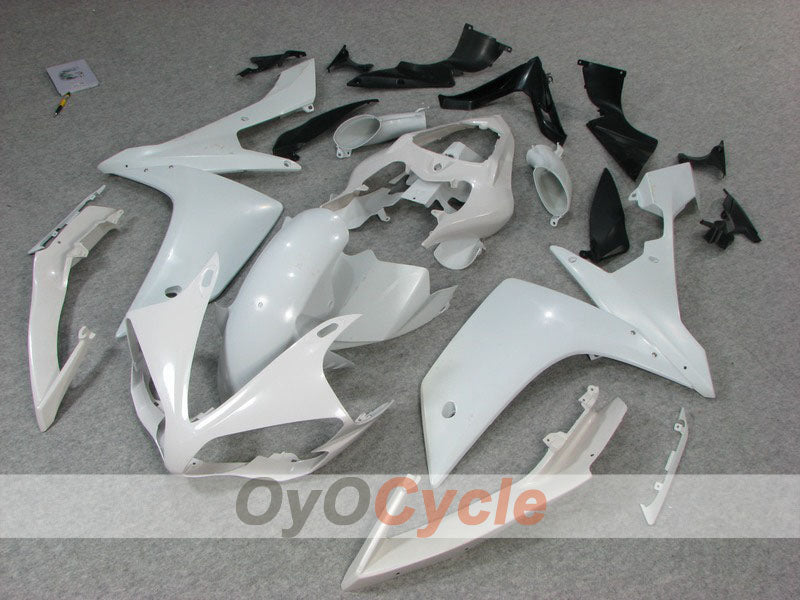 Kit de carénages à injection pour YZF-R1 07-08 - Blanc, noir - Style usine #OYO87900876