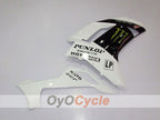 Kit de carénage à injection pour NINJA ZX-6R 07-08 - Blanc, noir - Monster #OYO87901947