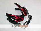 Kit de carénage à injection pour GSX R600 08-10 - Rouge, Noir - Flame #OYO87901624