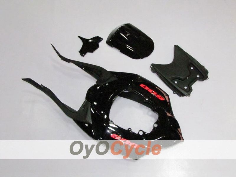 Kit de carénage à injection pour GSX R600 08-10 - Rouge, Noir - Flame #OYO87901624
