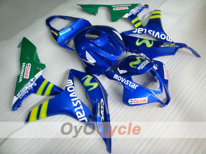 Kit de carénage à injection pour CBR600RR 07-08 - Bleu - Movistar #OYO87900375
