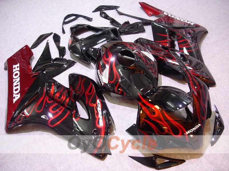 Kit de carénage à injection pour CBR1000RR 04-05 - Rouge, Noir - Flame #OYO87900486 Image principale du produit