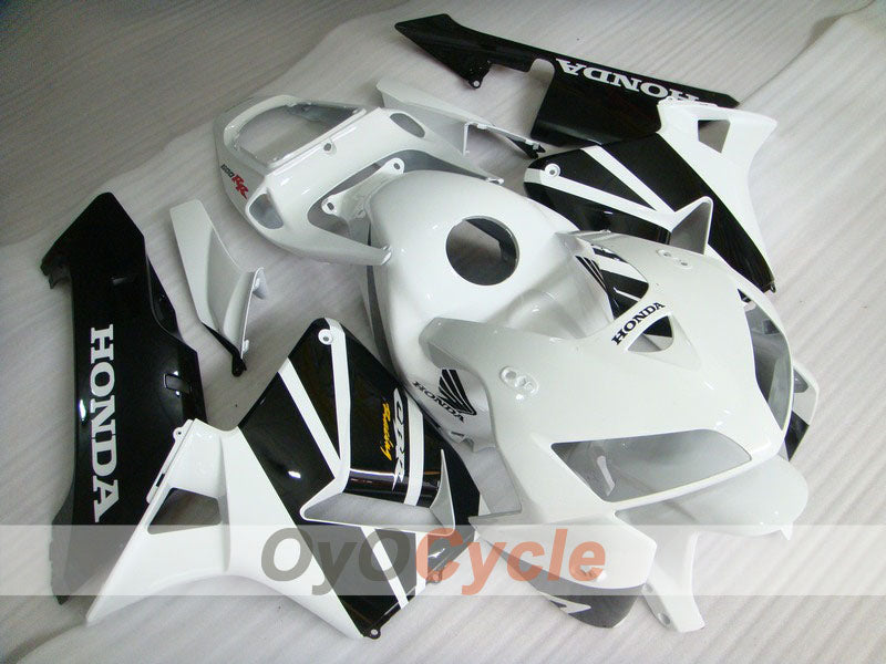 Kit de carénage à injection pour CBR600RR 05-06 - Blanc, noir - Style d'origine #OYO87900308
