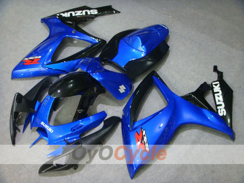 Kit de carénage à injection pour GSX R750 06-07 - Bleu, Noir - Style d'usine #OYO87901335 Image principale du produit