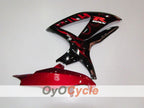 Kit de carénage à injection pour GSX R600 08-10 - Rouge, Noir - Flame #OYO87901624