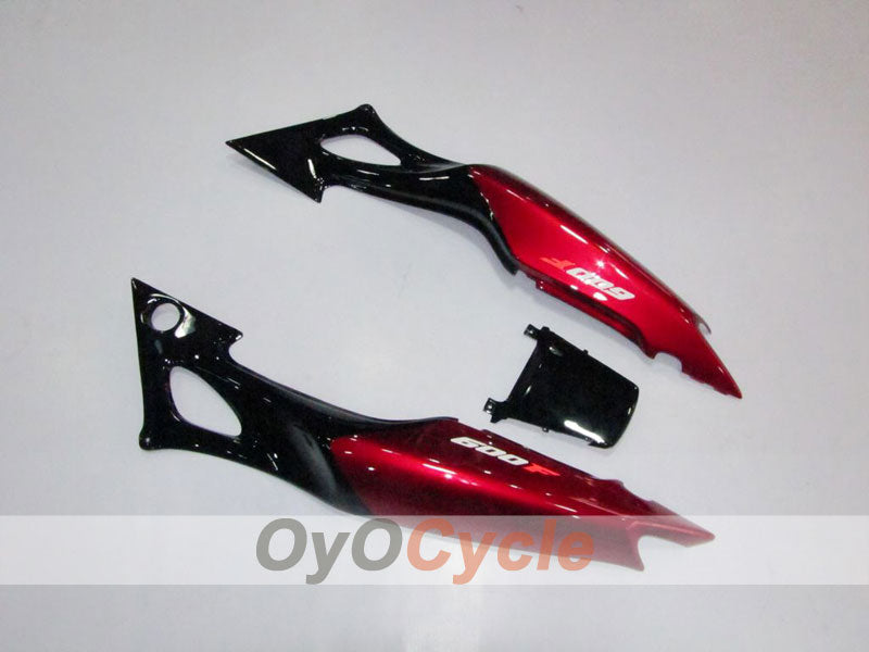 Kit de carénage à injection pour CBR600F3 97-98 - Rouge, Noir - Flamme #OYO87902855
