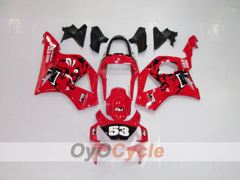 Kit de carénage à injection pour CBR900RR 954 02-03 - Rouge, Noir - Style d'origine #OYO87902841 Image principale du produit