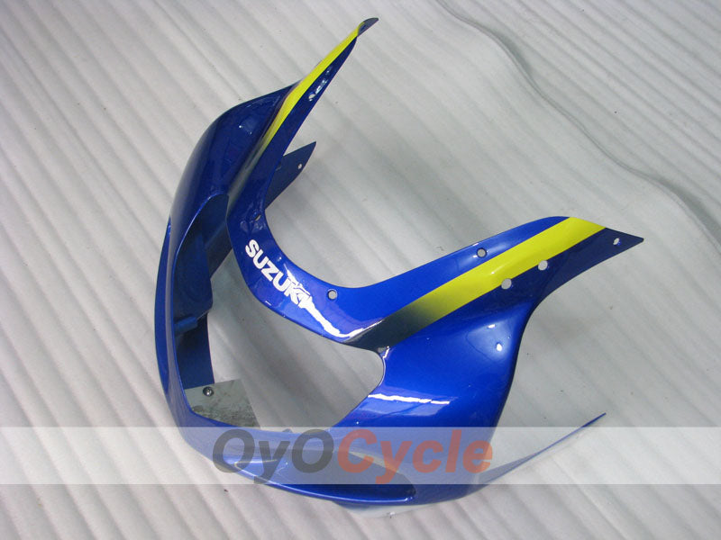 Kit de carénage à injection pour GSX R600 01-03 - Jaune, Bleu - Movistar #OYO87901060