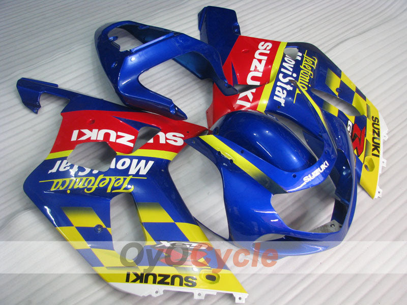 Kit de carénage à injection pour GSX R1000 00-02 - Bleu - Movistar #OYO87905227