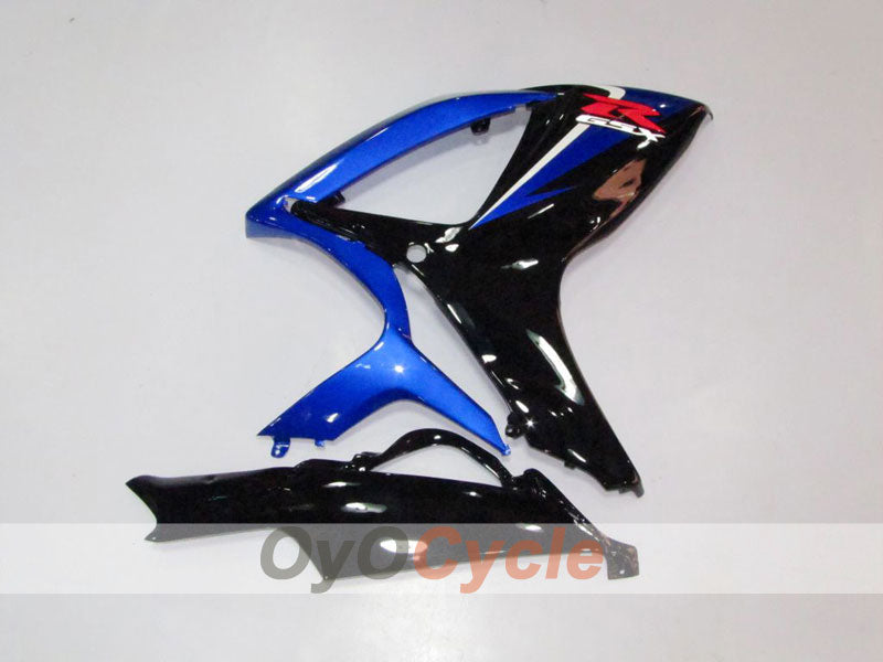 Kit de carénage à injection pour GSX R750 06-07 - Bleu, Noir - Style d'origine #OYO87901318