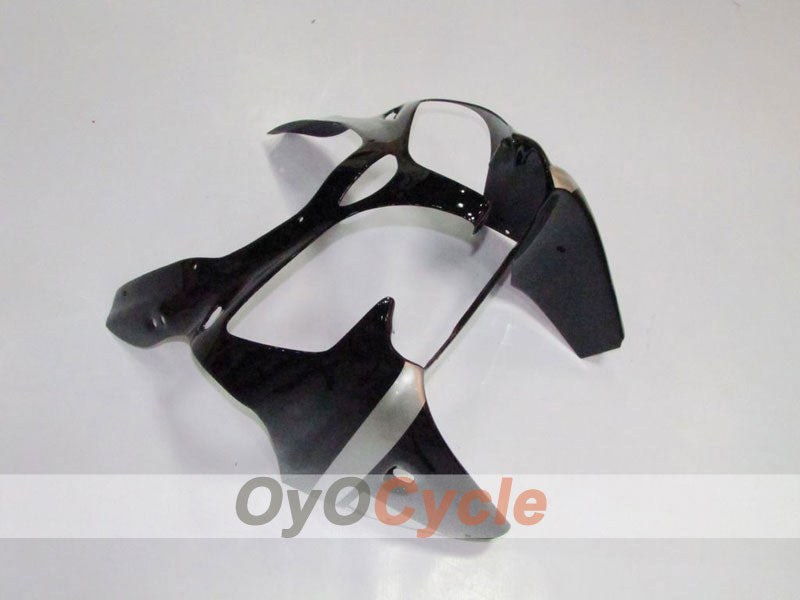 Kit de carénage à injection pour NINJA ZX-6R 00-02 - Noir, Argent - Style d'usine #OYO87901691