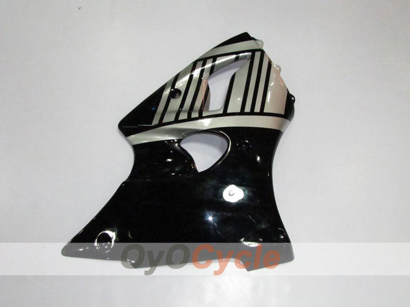 Kit de carénage à injection pour NINJA ZX-6R 00-02 - Noir, Argent - Style d'usine #OYO87901691