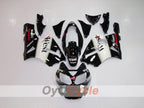 Kit de carénage injecté pour NINJA ZX-12R de 02-05 - Blanc, Noir - West #OYO87903116