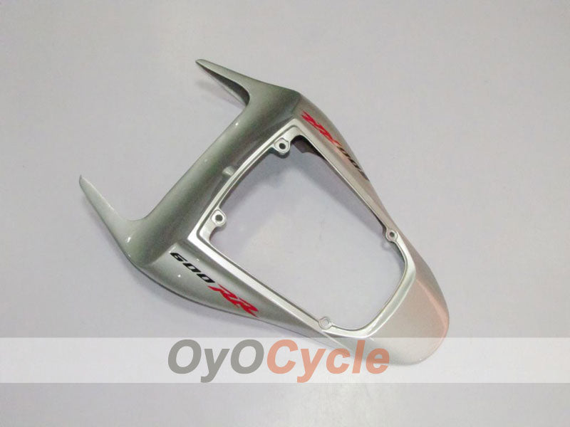Kit de carénages à injection pour CBR600RR 07-08 - Vert, argenté - Flammes #OYO87900357