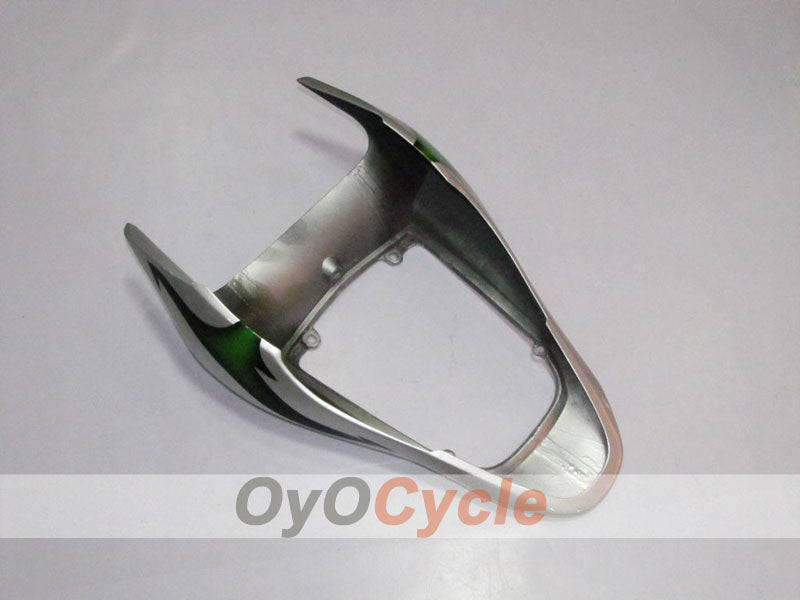 Kit de carénages à injection pour CBR600RR 07-08 - Vert, argenté - Flammes #OYO87900357