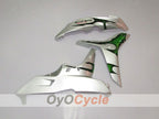 Kit de carénages à injection pour CBR600RR 07-08 - Vert, argenté - Flammes #OYO87900357