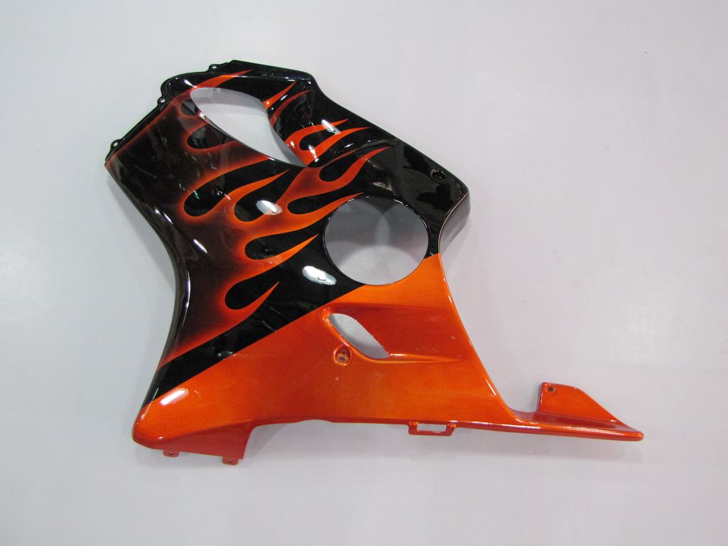 Kit de carénage à injection pour CBR600F4 99-00 - Orange, Noir - Flamme #OYO87902857