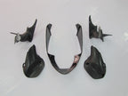 Kit de carénage à injection pour CBR600F4 99-00 - Orange, Noir - Flamme #OYO87902857