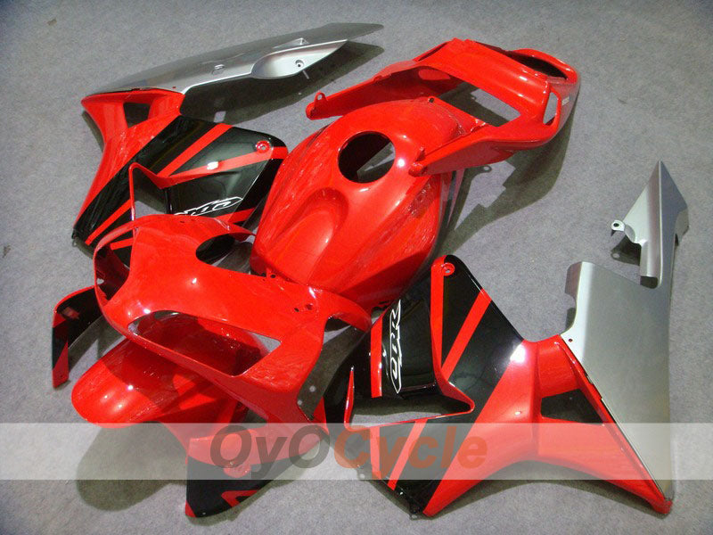 Kit de carénage à injection pour CBR600RR 03-04 - Rouge, Noir - Style d'origine #OYO87902601 Image principale du produit
