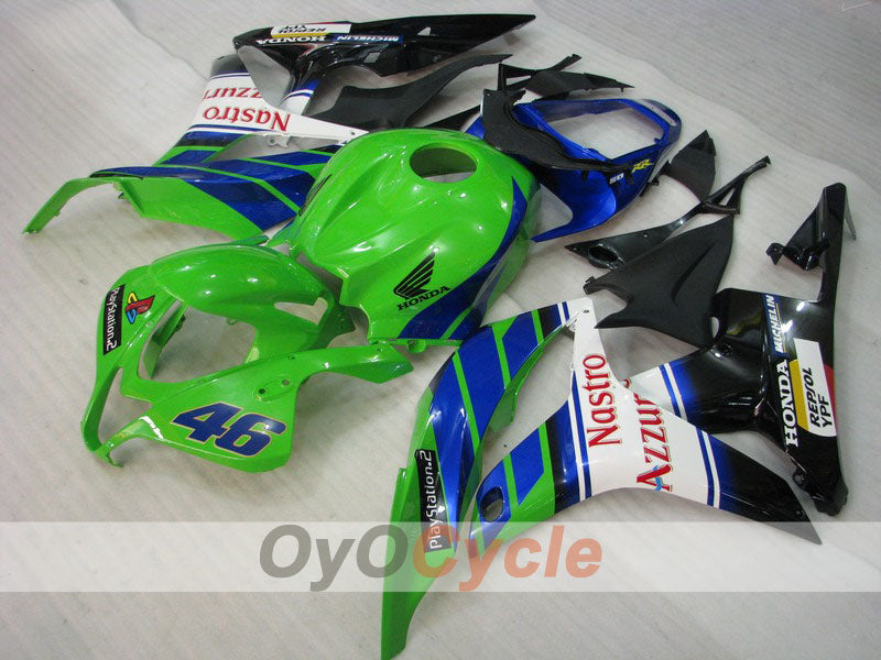 Kit de carénage à injection pour CBR600RR 07-08 - Jaune, Vert - Nastro Azzurro #OYO87900378 Image principale du produit