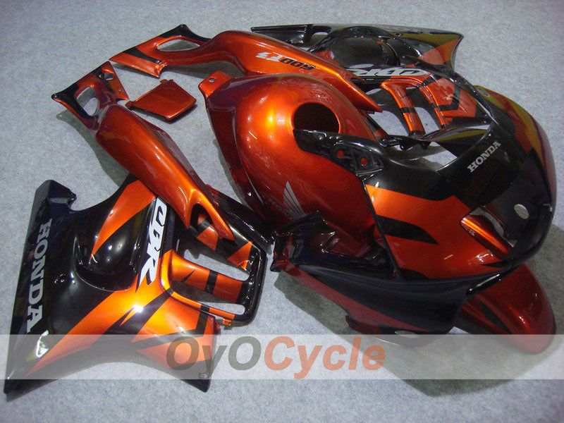 Kit de carénage à injection pour CBR600F3 97-98 - Orange, noir - Style usine #OYO87900086 Image principale du produit