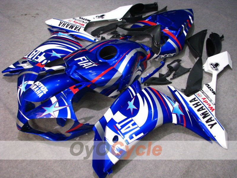 Kit de carénages d’injection pour YZF-R1 07-08 - Bleu, blanc - FIAT, MOTUL #OYO87900858 Image principale du produit