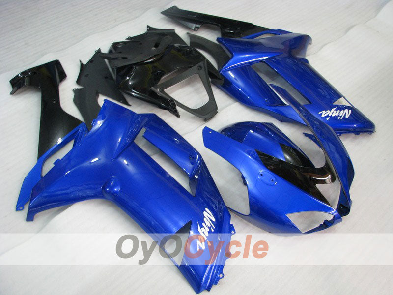 Kit de carénage à injection pour NINJA ZX-6R 07-08 - Bleu, noir - Style d'usine #OYO87901927 Image principale du produit