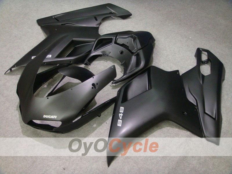 Kit de carénage injecté pour Ducati 1098 07-09 - Noir, mat - Style usine #OYO87902291 Image principale du produit