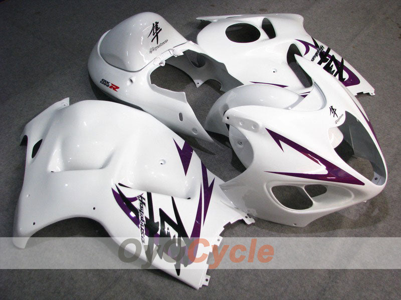 Kit de carénages à injection pour GSXR1300 Hayabusa 99-07 - Blanc - Style d'origine #OYO87902693