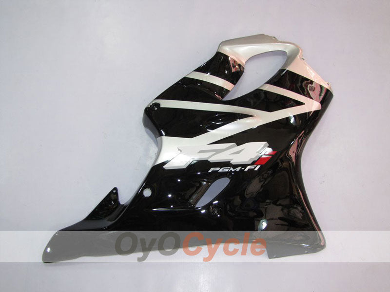 Kit de carénage à injection pour CBR600F4i 01-03 - Noir, Argent - Style d'origine #OYO87900146