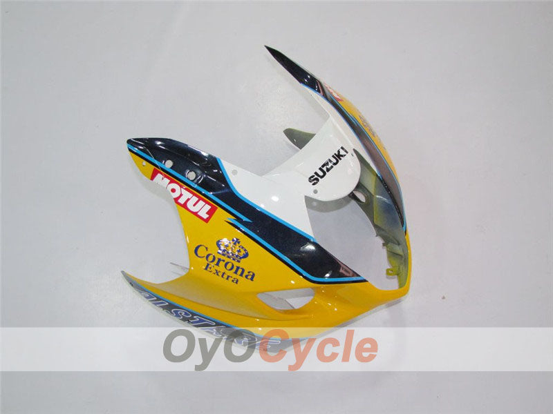 Kit de carénage à injection pour GSX R1000 03-04 - Jaune, Noir - Corona #OYO87901813