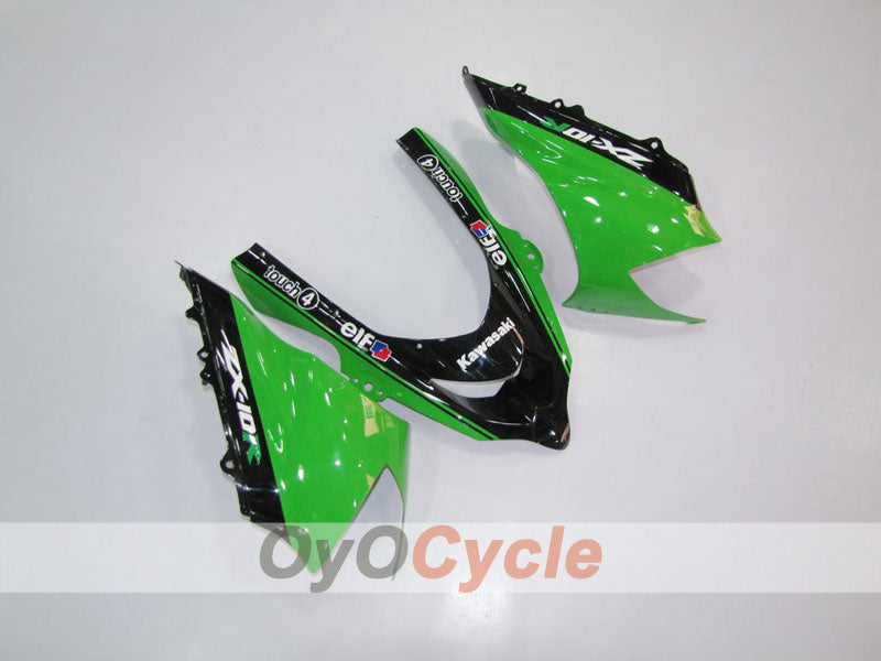 Kit de carénage à injection pour NINJA ZX-10R 04-05 - Vert, noir - Monster #OYO87901544