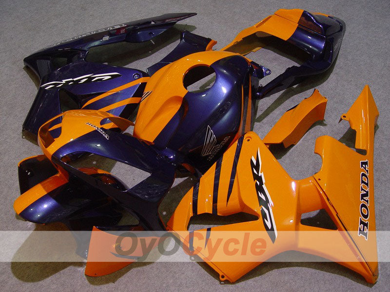 Kit de carénage injecté pour CBR600RR 03-04 - Jaune, bleu - Style usine #OYO87902603 Image principale du produit