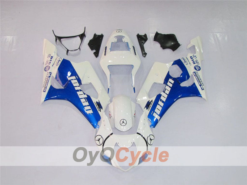 Kit de carénage à injection pour GSX R1000 03-04 - Bleu, blanc - Jordan #OYO87901838 Image principale du produit